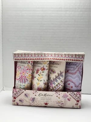 Heathcote & Ivory Cath Kidston Stitch in Time Cassis & Rose Hand Cream 4pc Set 30ml Each