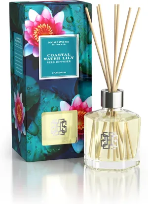 HomeWorx by SLATKIN   CO. Coastal Water Lily Reed Stick Diffuser