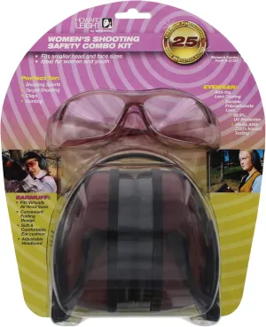 HOWARD LEIGHT Woman Shooting Combo Kit Muff/Eyewear
