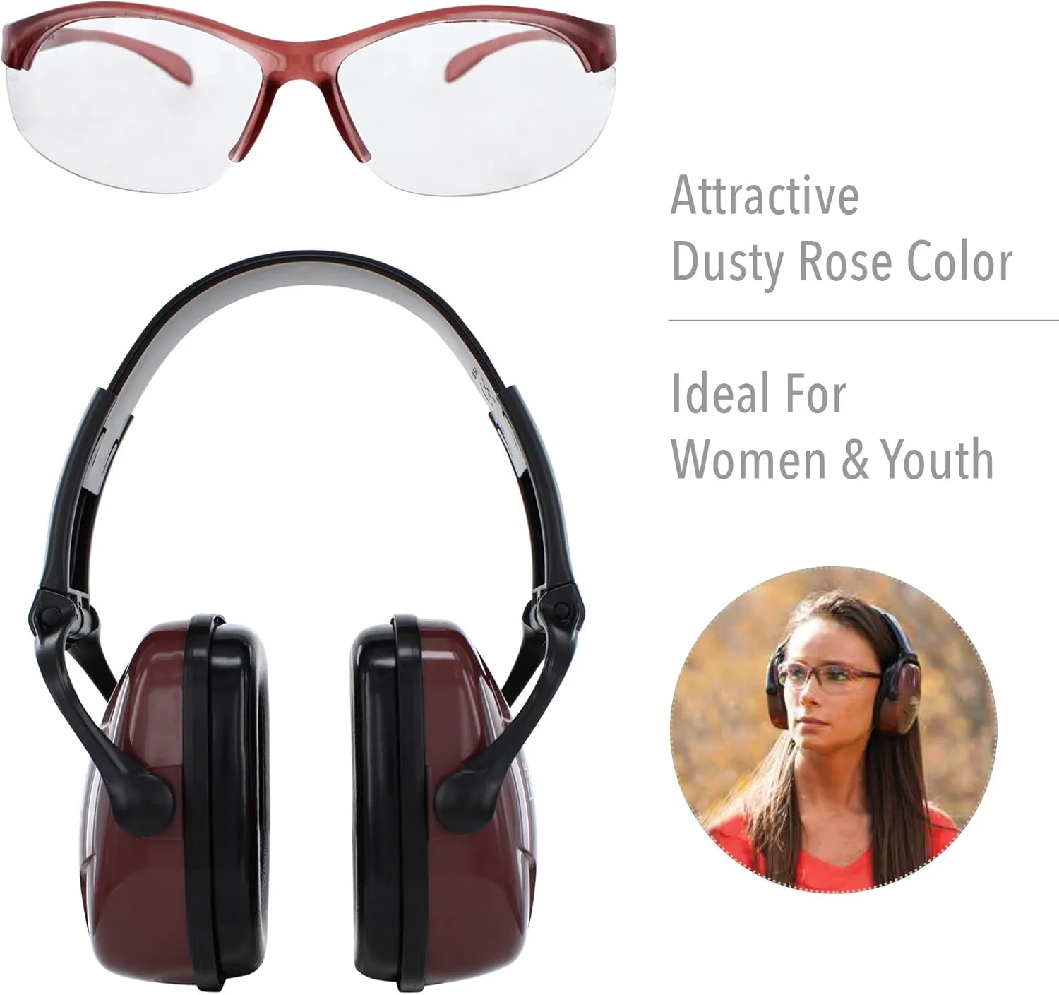HOWARD LEIGHT Woman Shooting Combo Kit Muff/Eyewear