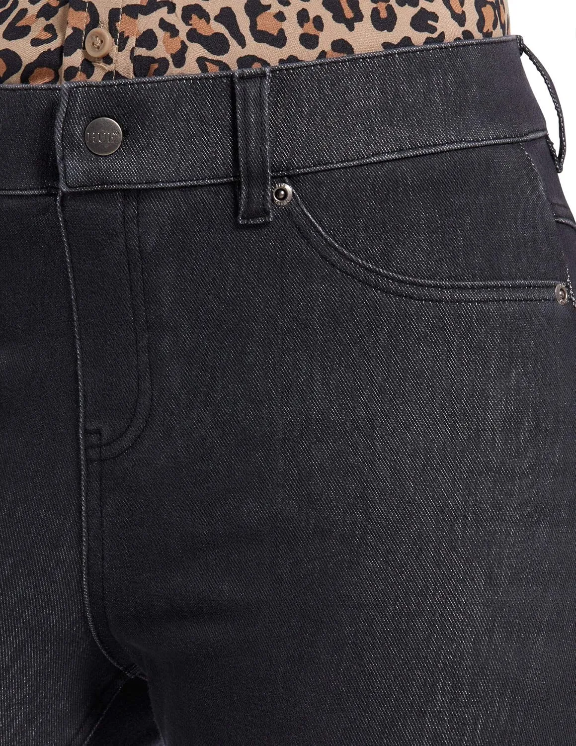 HUE Women's Ultra Soft Fashion Denim Skimmer Legging