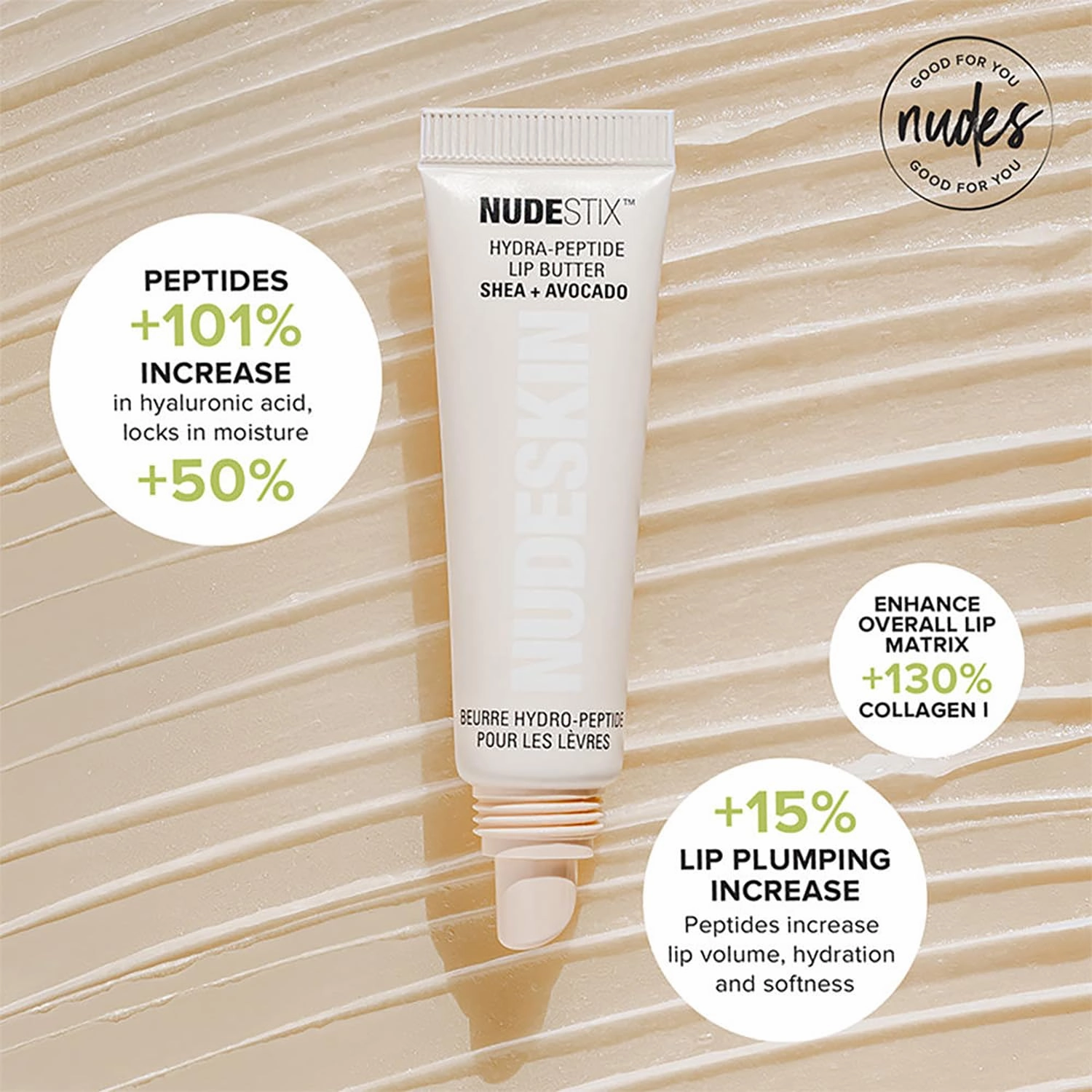 HYDRATING PEPTIDE LIP BUTTER - CLEAR GLOSS