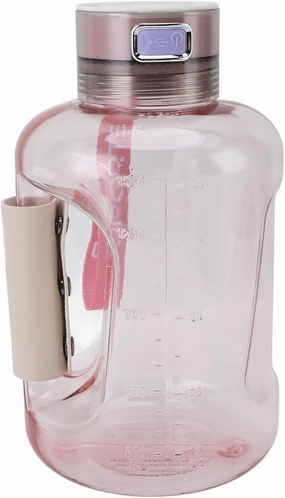 Hydrogen Water Bottle 1.5L Portable Hydrogen Water Machine High Capacity Hydrogen Rich Water Generator Sports Water Bottle (Pink)