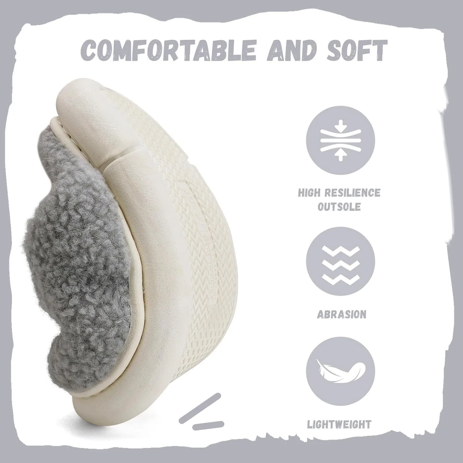 IceUnicorn Kids Slippers Boys Girls Warm Soft Plush Memory Foam House Slippers Big Little Kids Non-Slip Winter Home Shoes for Indoor Outdoor