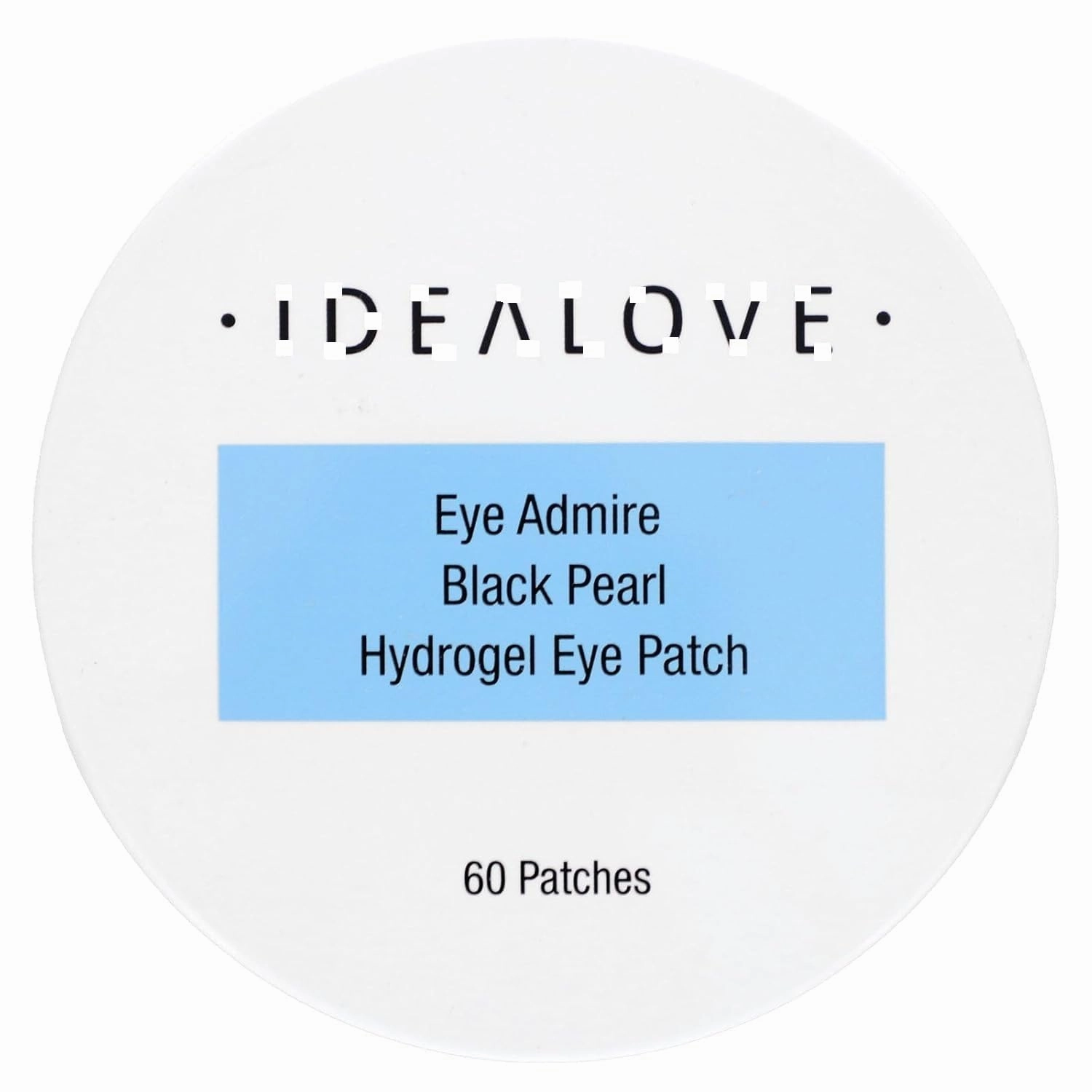 Idea.love Black Pearl Hydrogel E.ye Patches - Anti-Aging Beauty E.ye Patches to Help Hydrate Skin - With Pearl Extract, Hyaluronic Acid, & Antioxidants - Promotes Soft & Smooth Skin - 60 E.ye Patches