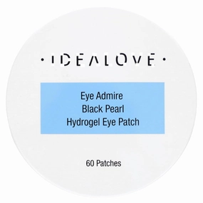 Idea.love Black Pearl Hydrogel E.ye Patches - Anti-Aging Beauty E.ye Patches to Help Hydrate Skin - With Pearl Extract, Hyaluronic Acid, & Antioxidants - Promotes Soft & Smooth Skin - 60 E.ye Patches