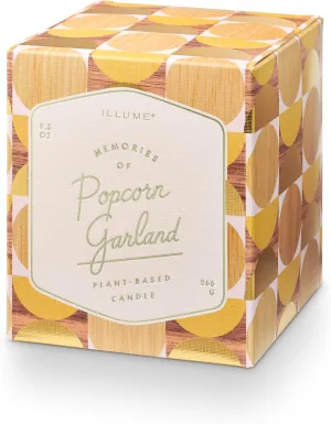 ILLUME Memory Lane Popcorn Garland Boxed Glass Candle