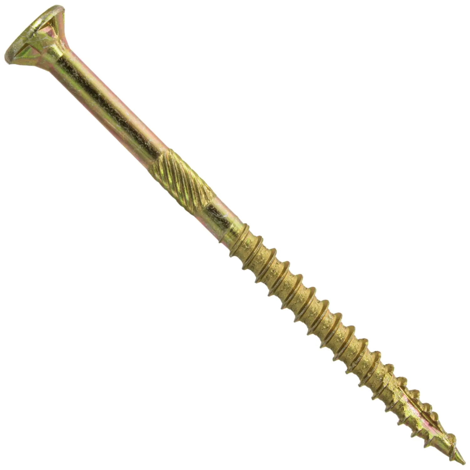 Jake Sales #9 x 2 3/4" Gold Star Wood Screw Torx/Star Drive Flat Head (Full Box - 2000 Screw Count) - Multipurpose Torx/Star Drive Wood Screws