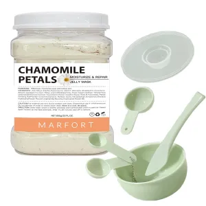Jelly Mask for Facials Peel-Off Powder Hydrojelly Mask Peel Off Face Masks SkinCare Combination with Professional Skincare Spa Moisturizing & Hydrating 23 Fl Oz (Chamomile Petals)