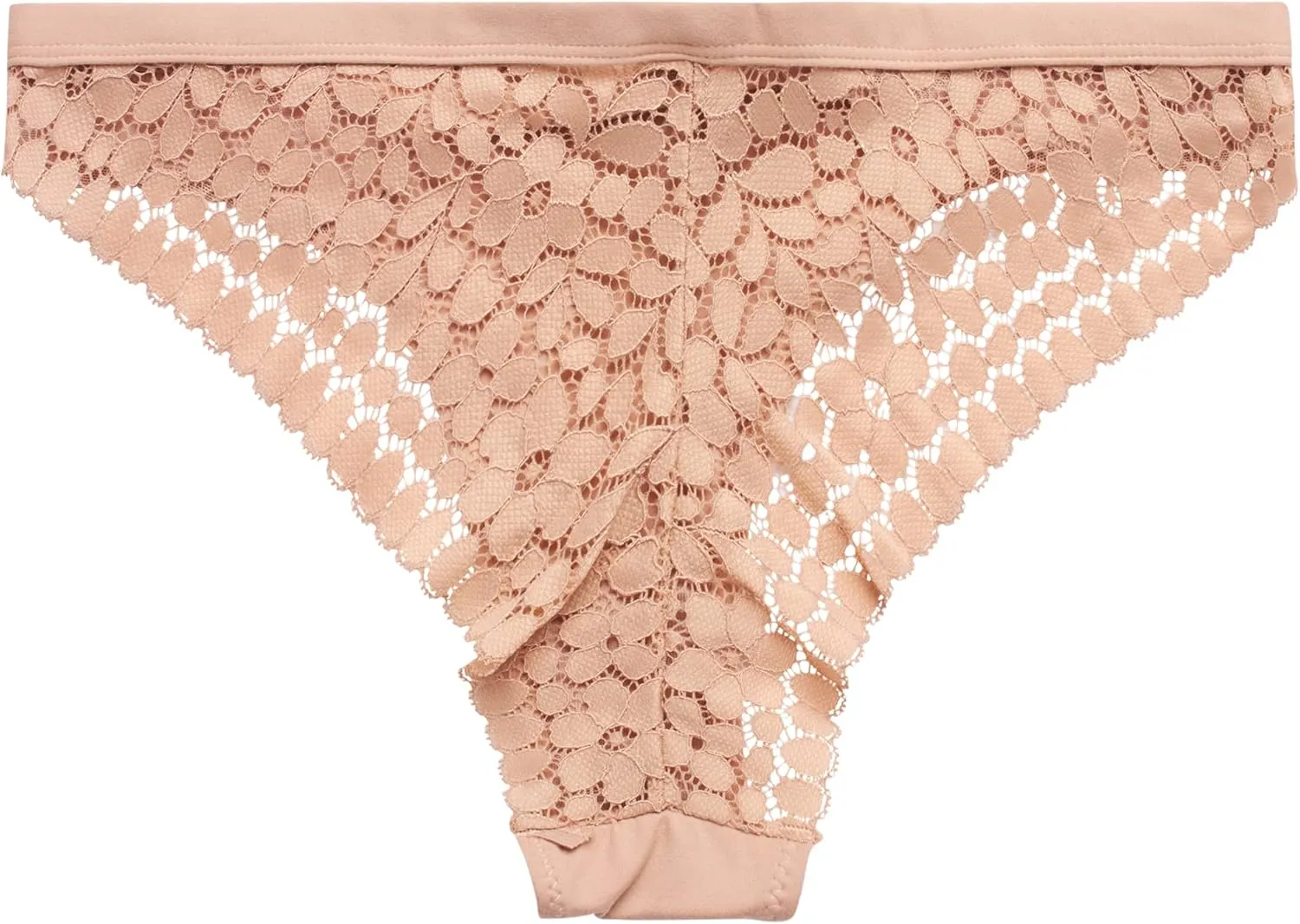 Jessica Simpson Women's Tanga Underwear - 3 Pack/6 Pack Soft Microfiber Lace Back Panties - Breathable Underwear for Women