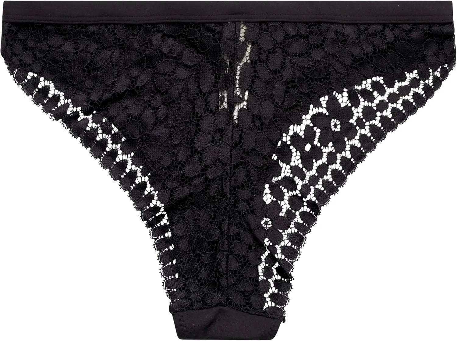 Jessica Simpson Women's Tanga Underwear - 3 Pack/6 Pack Soft Microfiber Lace Back Panties - Breathable Underwear for Women