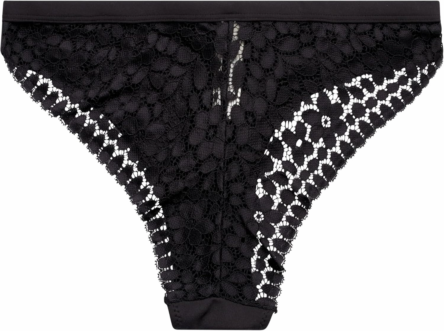 Jessica Simpson Women's Tanga Underwear - 3 Pack/6 Pack Soft Microfiber Lace Back Panties - Breathable Underwear for Women