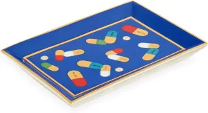 Jonathan Adler Full Dose Rectangle Tray - Blue
