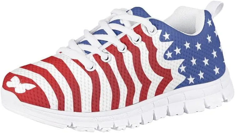 Judtueit Hipie Flower Kids Trainers School Shoes, Girls Low-Top Tennis Shoes, Teen Autumn/Winter Sneakers Hiking Shoes