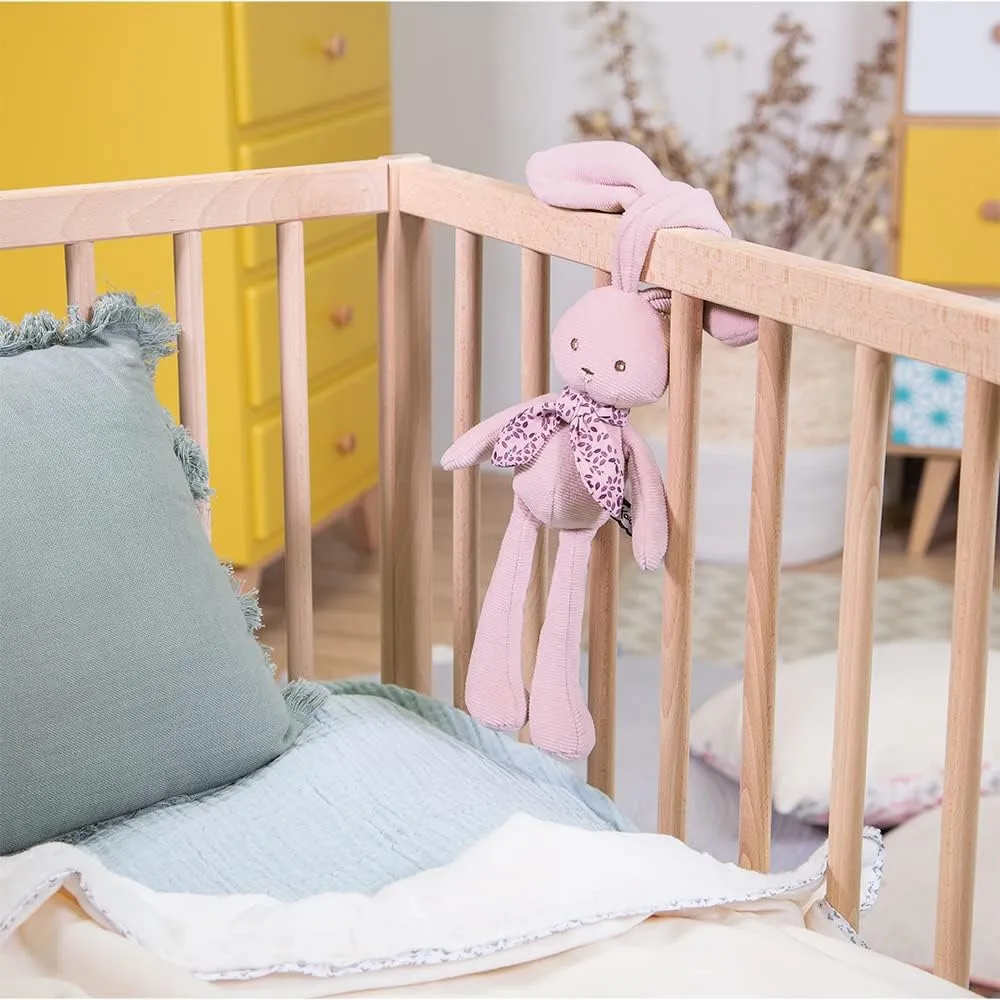 Kaloo Lapinoo My First Friend Corduroy Rabbit - Machine Washable - 10” Tall in Gift Box - Pink Ages 0  - K969940