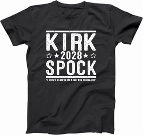 Kirk and Spock 2028 - Funny sci fi Since Fiction Costume Humor Xs-6x - 3 Colors Soft - Unisex Tee