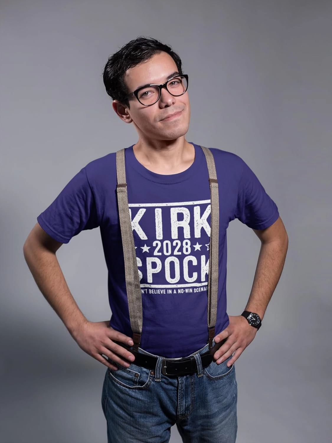 Kirk and Spock 2028 - Funny sci fi Since Fiction Costume Humor Xs-6x - 3 Colors Soft - Unisex Tee