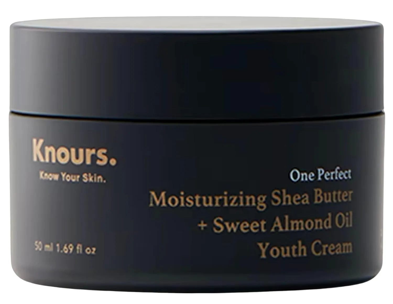 Knours. Moisturizing Shea Butter Sweet Almond Oil Youth Cream, a Rich Cream with Niacinamide Olive & Vegan Oil Clean Beauty (50ml 1.69 fl. oz.)