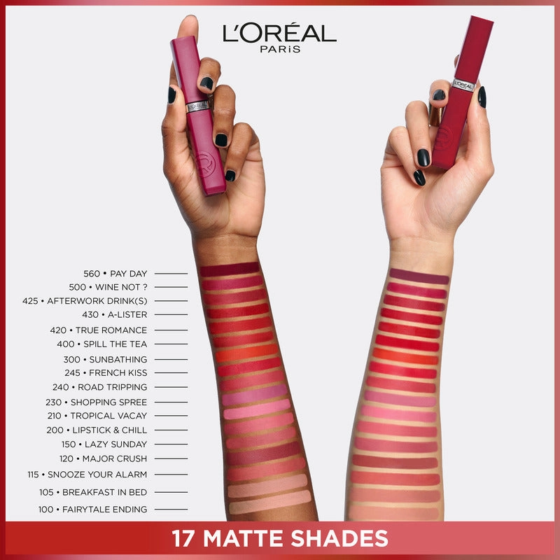 L'Oréal Paris Infallible Le Matte Resistance Liquid Lipstick - 240 Road Tripping
