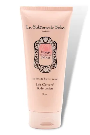 La Sultane de Saba Body Lotion - Rose - Journey to the route of Delights 200ml / 6.8 Fl Oz