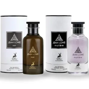 Lattafa Maison Alhambra JEAN LOWE NOIR & JEAN LOWE MATIERE - EDP Sprays 100ML (3.4 OZ) (VALUE PACK)