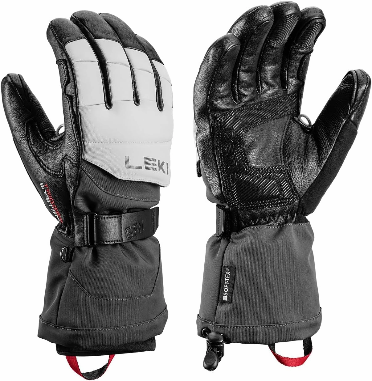 LEKI Griffin Thermo 3D Primaloft Gold Insulated Waterproof Gloves for Skiing, Snowboarding, & Cold Weather