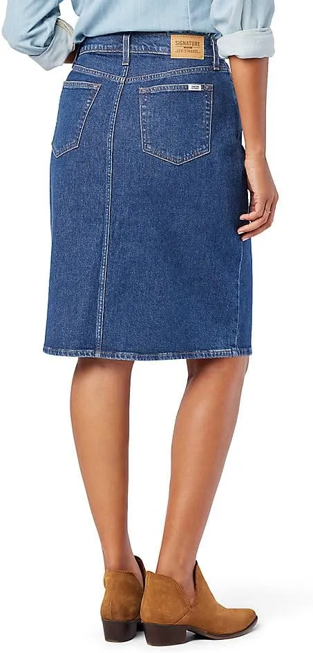 Levi Strauss Signature Gold Women's Heritage Midi Skirt (Also Available in Plus)