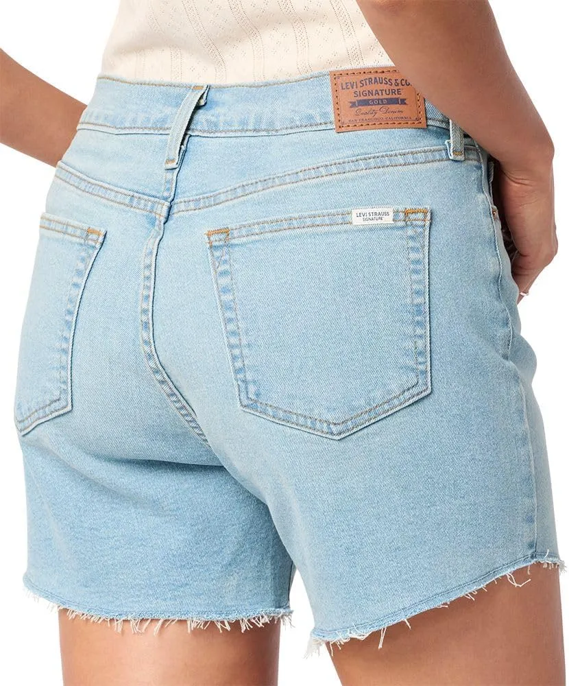 Levi Strauss Signature Gold Women's Heritage Original Mid-Rise 4" Shorts (Available in Plus)