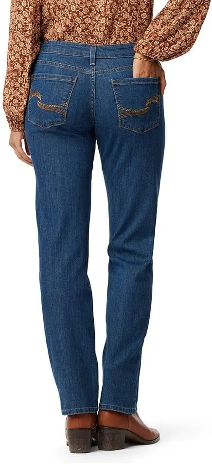 Levi Strauss Signature Gold Women's True Straight Jeans (Brushed)