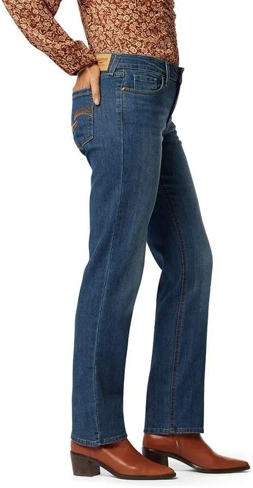 Levi Strauss Signature Gold Women's True Straight Jeans (Brushed)