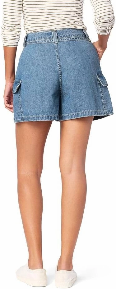 Levi Strauss Signature Gold Women's Belted Cargo Shorts (Available in Plus)