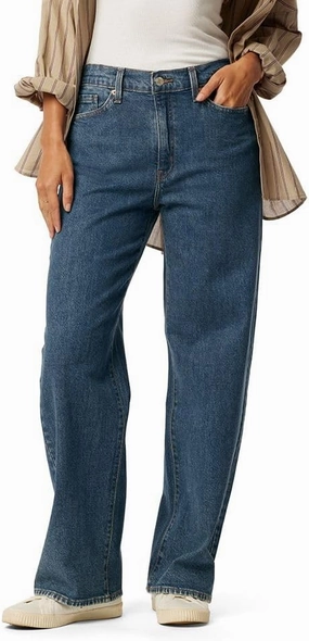 Levi Strauss Signature Gold Womens Heritage Original Wide Leg Jeans