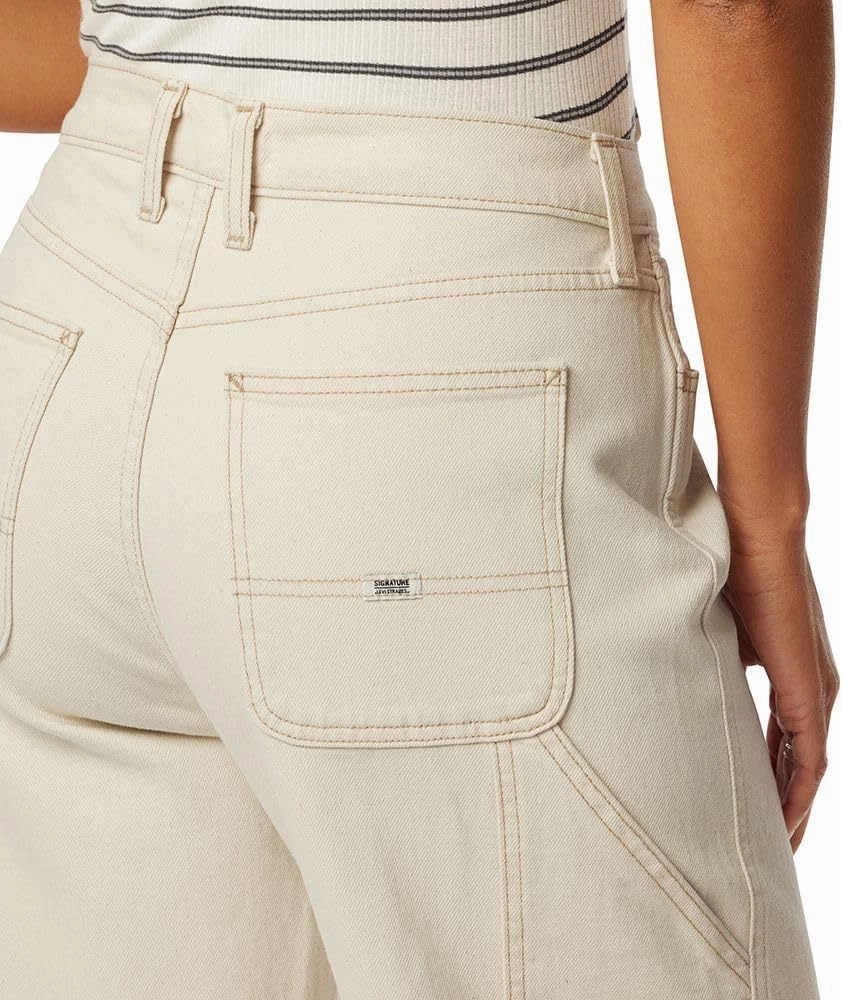Levi Strauss Signature Gold Womens Heritage Original Wide Leg Jeans