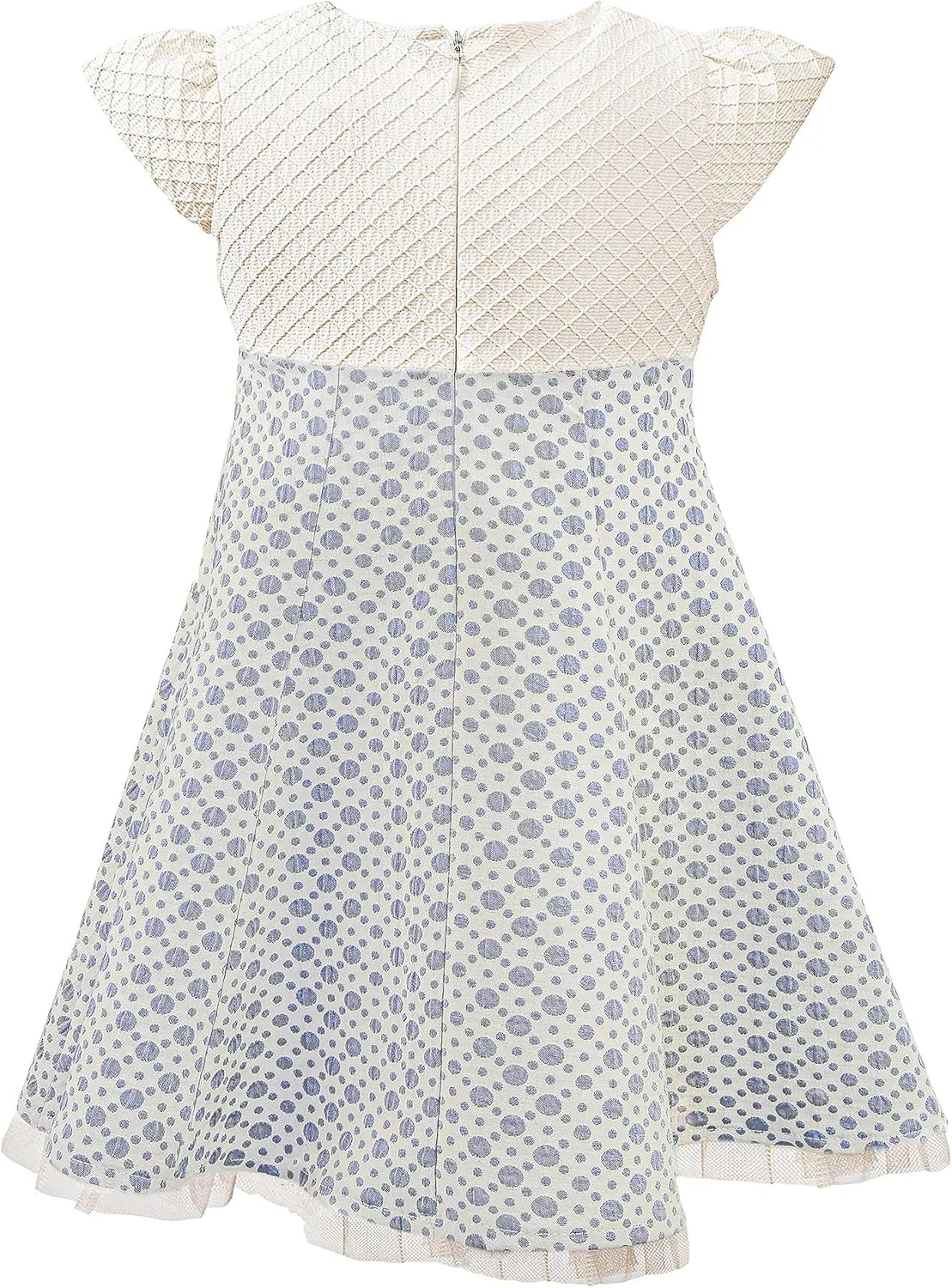 Lilax Little Girls' Sparkle Polka Dot Twirl Dress