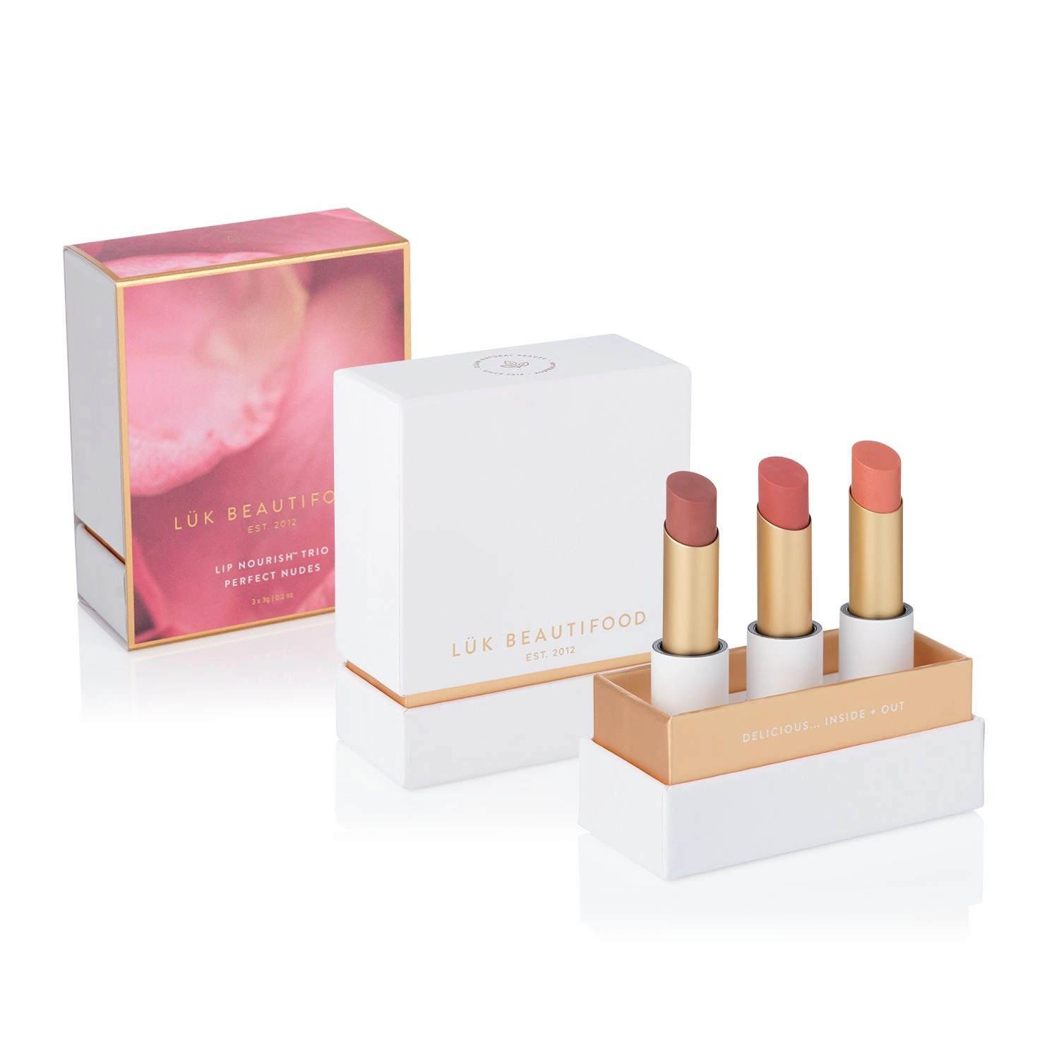 Lip Nourish Trio – Perfect Nudes