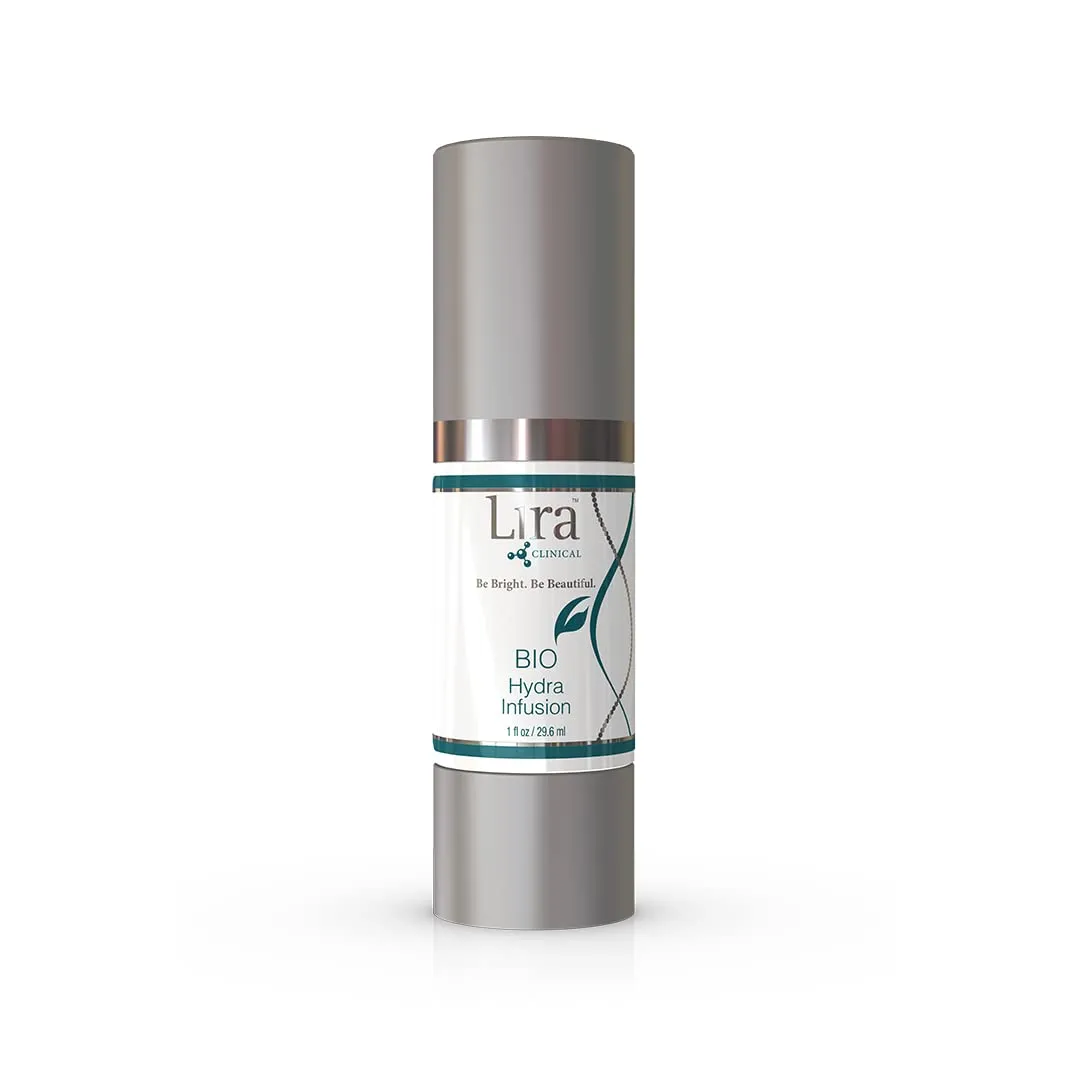 Lira Clinical BIO Hydra Infusion - Hydrating Serum with Hyaluronic Acid- Anti aging Face Serum with Plant Stem Cells and Antioxidants - Acne Face Serum for Dry Skin, Oily, and Sensitive - 1 ounce