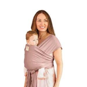 LÍLLÉbaby Dragonfly Wrap Ergonomic Baby Wrap Carrier for Infants, Comfortable & Supportive, Soft & Breathable, Adjustable Carrier for Babies 8-30 lbs (Vintage Rose)