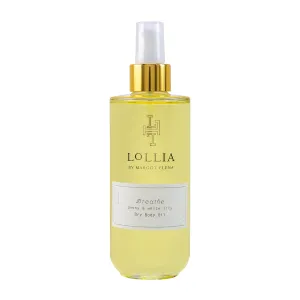 LOLLIA Breathe Dry Body Oil, 6.8 Fl. Oz. – Peony & White Lily – Women’s Body Oil, Scented Body Oil, Moisturizing Body Oil, Dry Body Oil for Women, For All Skin Types