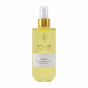 LOLLIA Dream Dry Body Oil, 6.8 Fl. Oz. – White Tea & Honeysuckle – Women’s Body Oil, Scented Body Oil, Moisturizing Body Oil, Dry Body Oil for Women, For All Skin Types