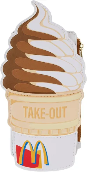 Loungefly McDonalds Soft Serve ICE Cream Cone CARDHOLDER