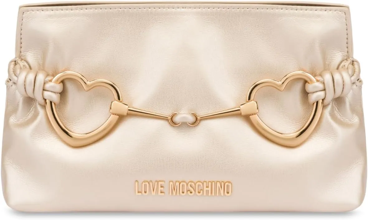 Love Moschino Ladies Jc4034pp1mlb196a Shoulder Bag Gold, gold, Einheitsgröße, gold, One Size