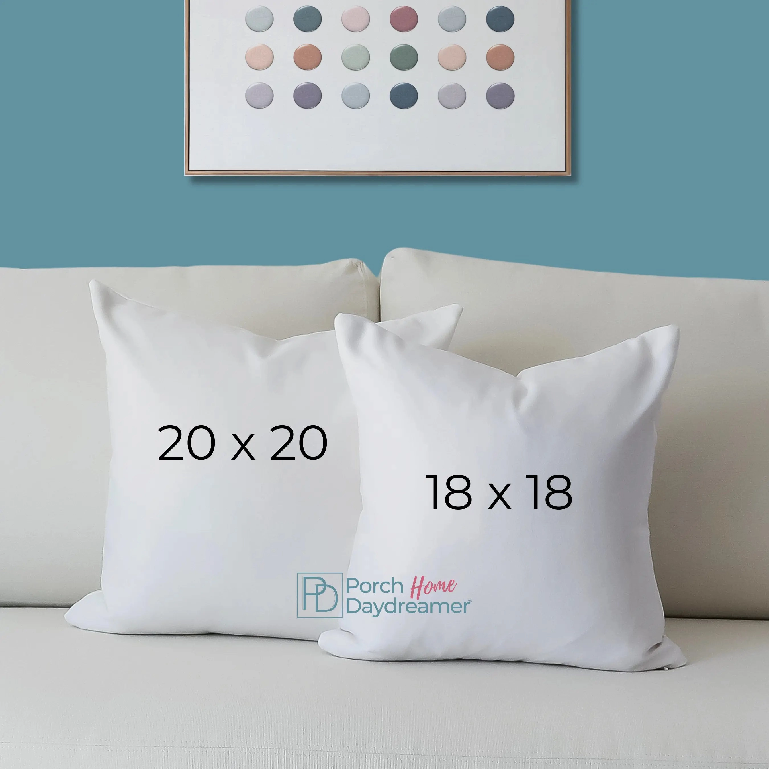 Love Birds on White Block Print Throw Pillow Cover – Soft Rose