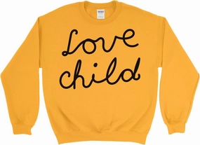 Love Child Diana Ross Supremes Gold Crewneck Sweatshirt