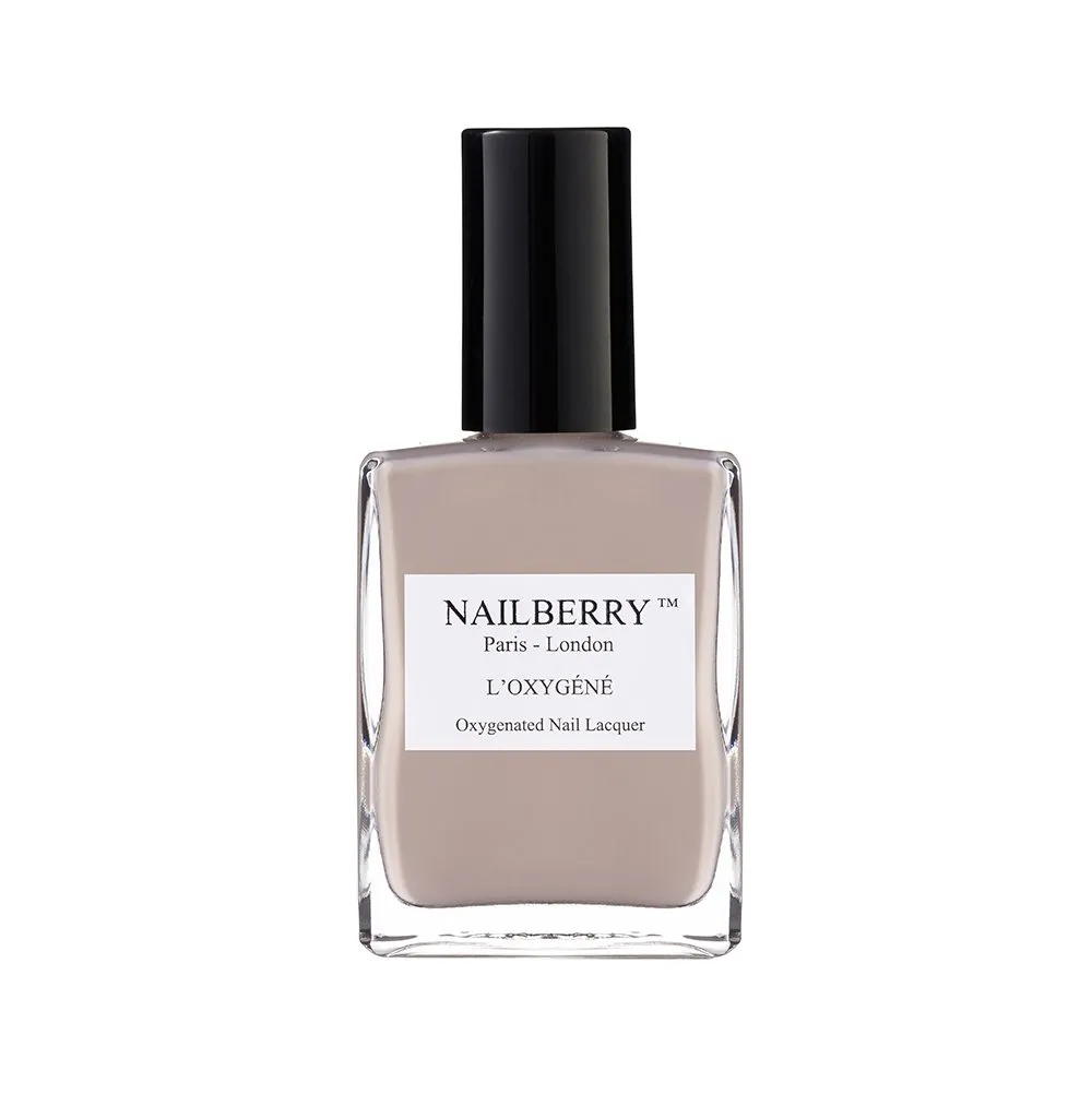 L'Oxygéné Oxygenated Nail Lacquer | Simplicity | Creamy Beige Opaque Nail Polish | UV Protected Long-Wear Nail Polish | 12-Free | Vegan | Certified Halal | Cruelty & Gluten Free | 15 ml