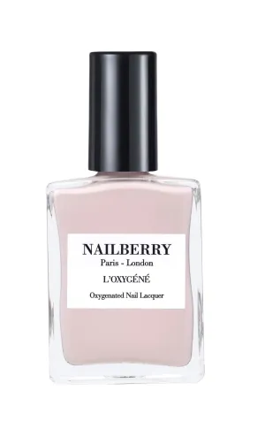 L'Oxygéné Oxygenated Nail Lacquer | Tokyo Spring | Light Nude-Lilac Opaque Polish | UV Protected Long-Wear Nail Polish | 12-Free | Vegan & Halal | Cruelty & Gluten Free | 15ml