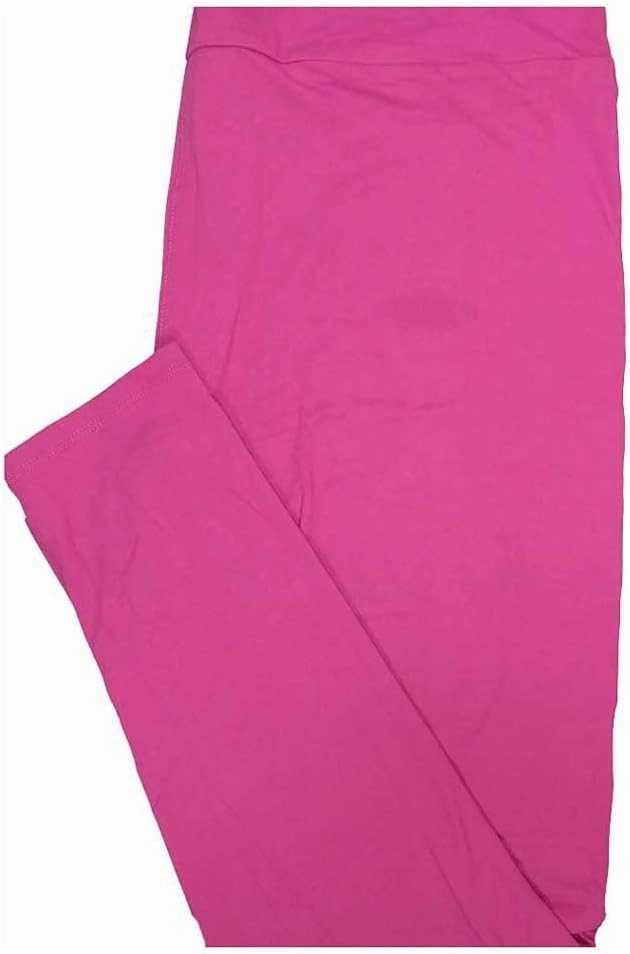 Lularoe One Size OS Solid Dark Rose Womens Leggings fits Adult Sizes 2-10