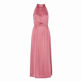 Lulu Dress Semi Rich Velvet Pink
