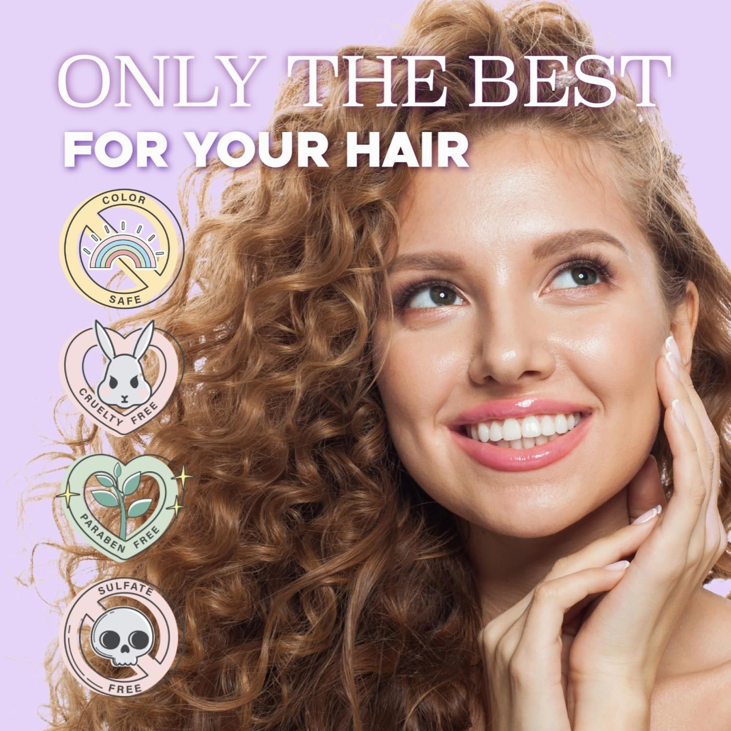 Luseta Curly Hair Mask 16.9 Oz, Smooth & Moisturize, Deep Conditioning Treatment Anti-frizz & Repair Split Ends for Wave Hair