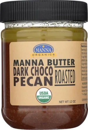 Manna Organics - Manna Butter Dark Chocolate Roasted Pecan - 12 oz.