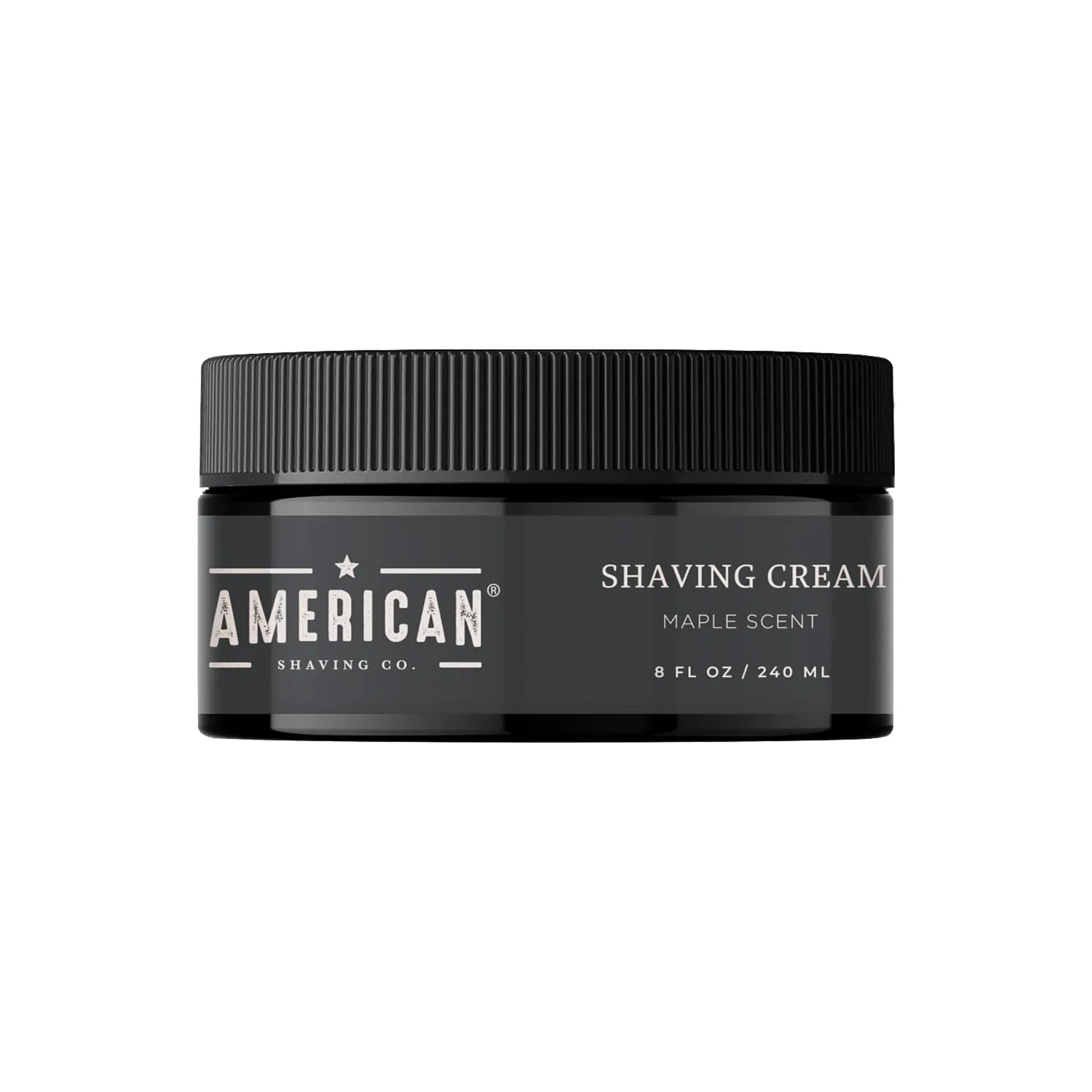 Maple Shaving Cream For Men 8 Oz, Made in USA, Easy Application, Quality Potent Ingredients, Non-GMO, GMP Certified, Cruelty-Free Products